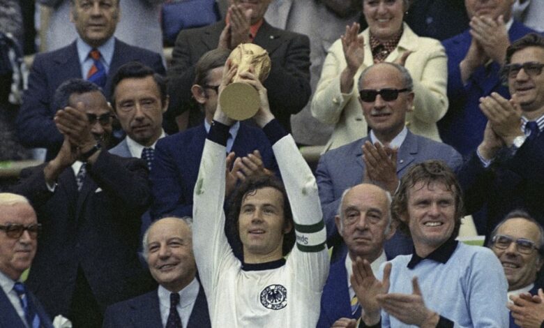 De Duitse voetballegende Franz Beckenbauer is op 78-jarige leeftijd overleden