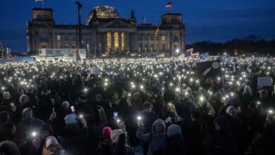 Massenbeteiligung am Wochenende der rechtsextremen Proteste in Deutschland