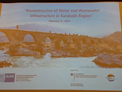 Deutsche Unternehmen werden in Karabach Wasserleitungen und Abwassersysteme bauen
