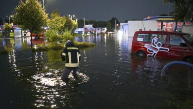 Deutschland und Belgien erleben schwere Gewitter und Überschwemmungen